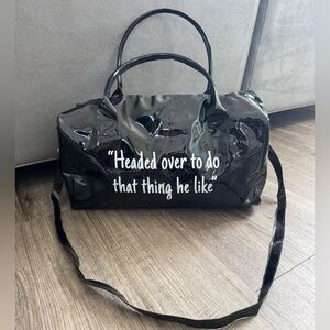 Ladies Durable Black Gym Bag